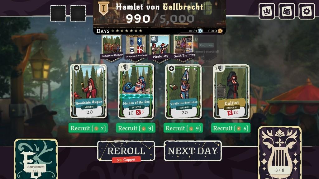 Recruitment — Hamlet von Gallbrecht