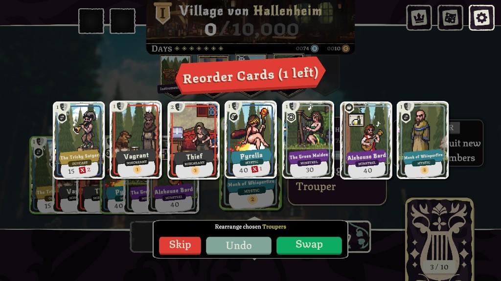 Reorder Cards